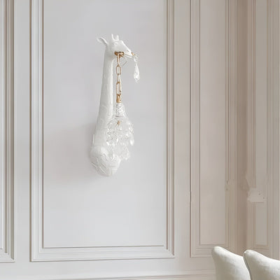 GlowNeck – Giraffenförmige LED-Wandlampe mit warmem, weichem Licht für einzigartige Einrichtung