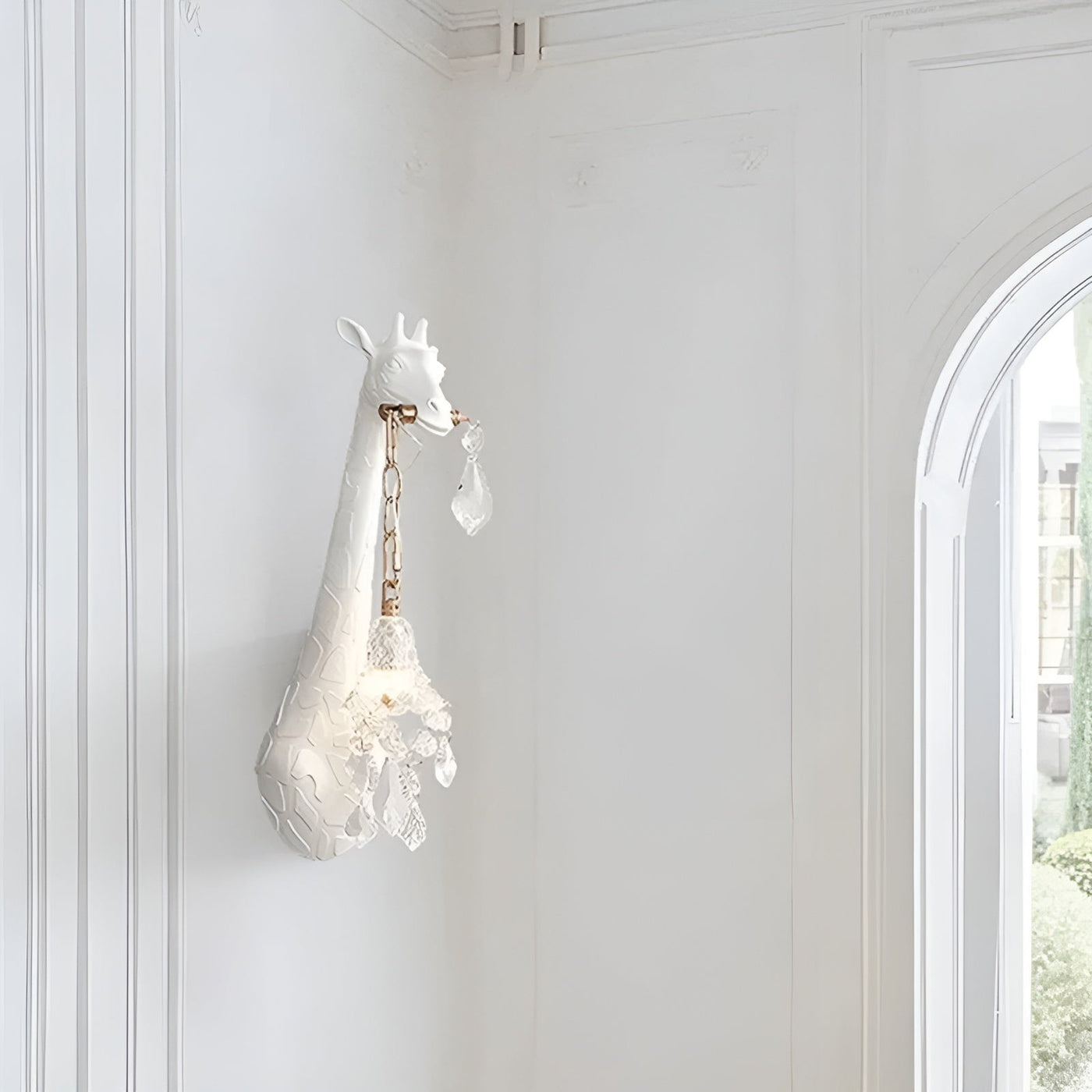 GlowNeck – Giraffenförmige LED-Wandlampe mit warmem, weichem Licht für einzigartige Einrichtung