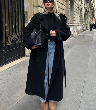 Marlene™ | Oversized-Mantel aus Wollmischung