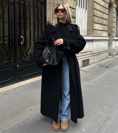 Marlene™ | Oversized-Mantel aus Wollmischung