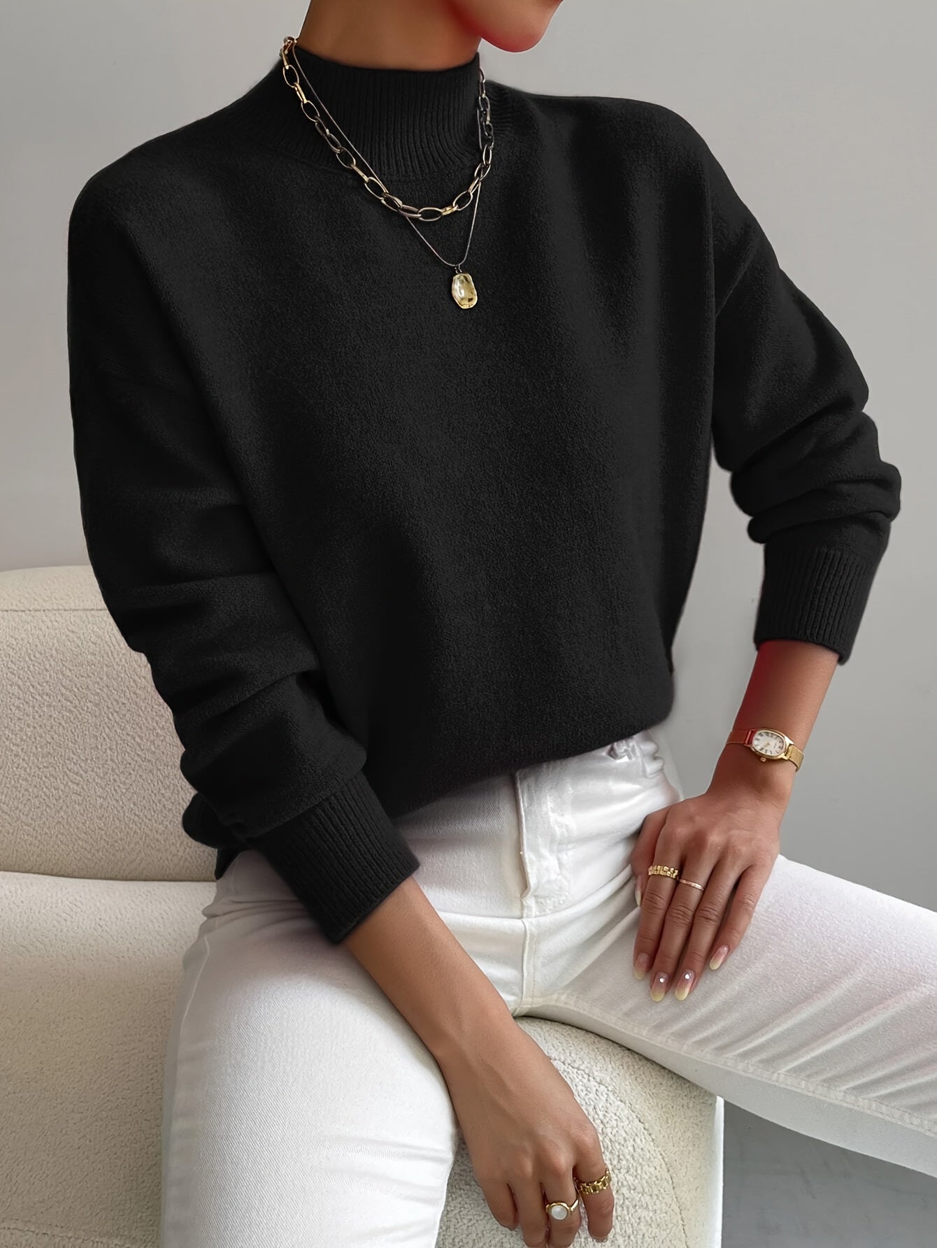 Yvonne – Eleganter Strickpullover