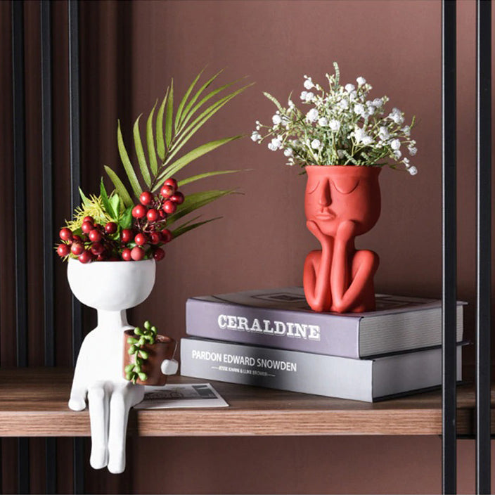 MiniLeaf Keramische Sukkulententopf – Stilvolle kleine Pflanzenbox