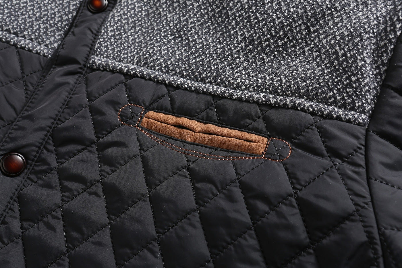 Winddichte wattierte Herrenjacke