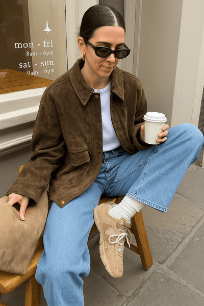 Anika Bomberjacke mit Samtoptik