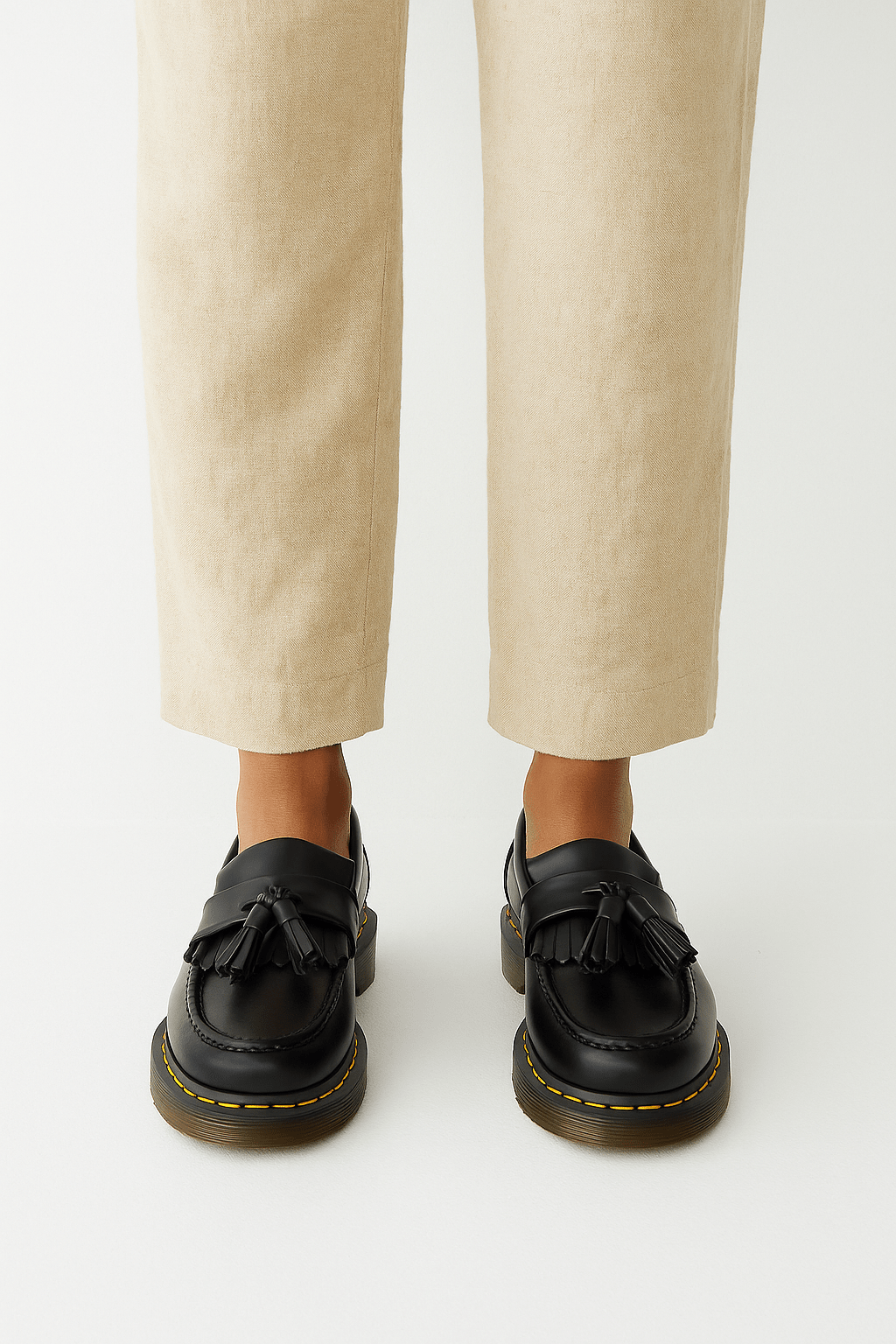 Jack Loafer mit Quaste aus Leder