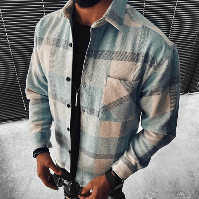 Sander hemd mit Knopfverschluss