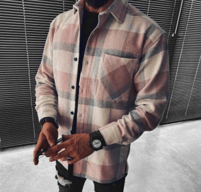 Sander hemd mit Knopfverschluss