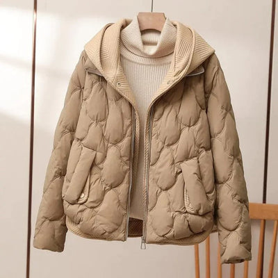 Gemütliche, schicke, warme Steppjacke für Damen