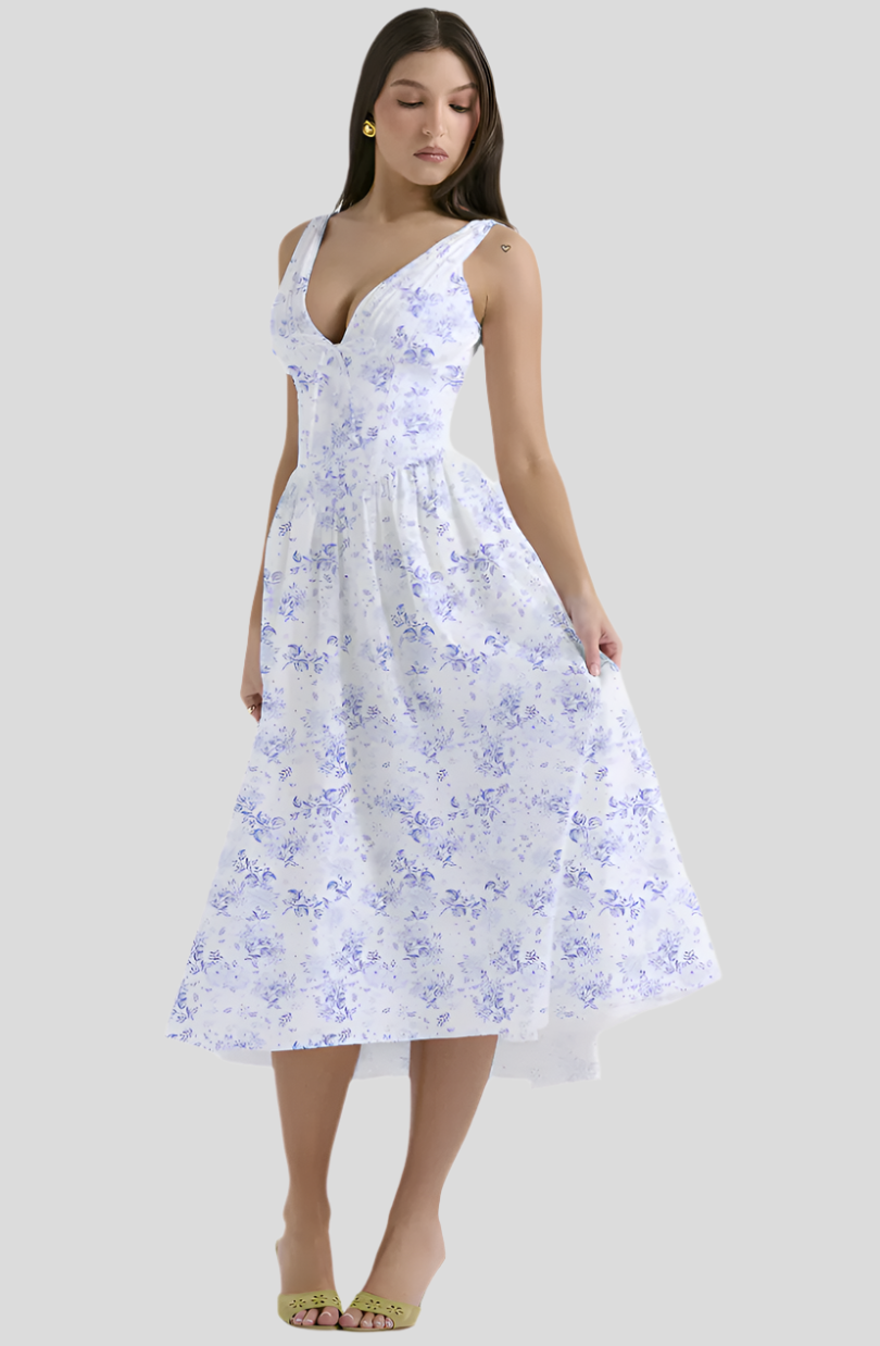 Alena – Elegantes und schmeichelhaftes Sommerkleid