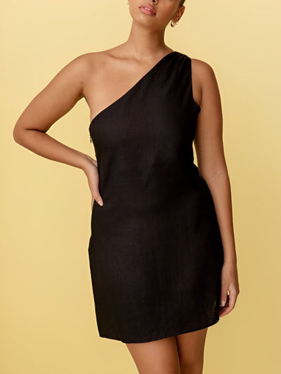 Elliana - Elegantes und stilvolles One-Shoulder-Kleid für Frauen
