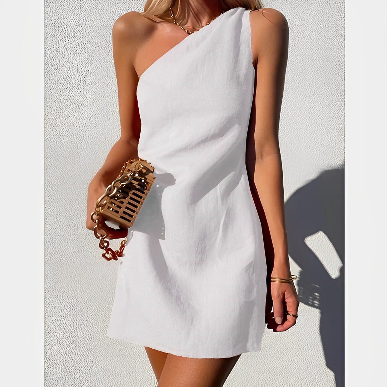 Elliana - Elegantes und stilvolles One-Shoulder-Kleid für Frauen