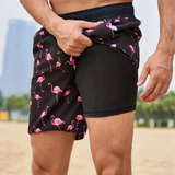 Schwarzer Flamingo