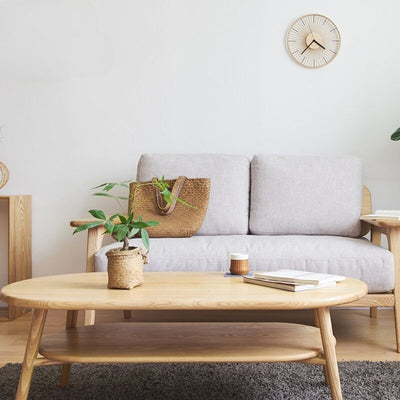 NordicSilence Bambusuhr – Minimalistisches Design mit geräuschlosem Uhrwerk