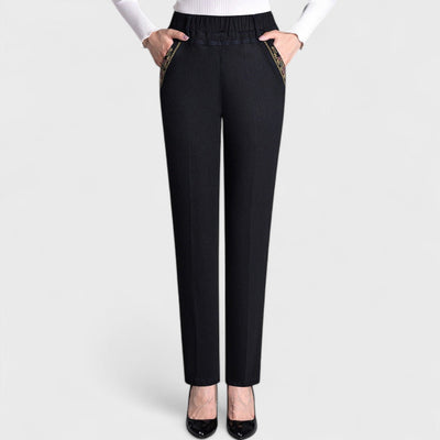Maira™ | Damenjeans mit Seitentaschen und Elastischer Taille