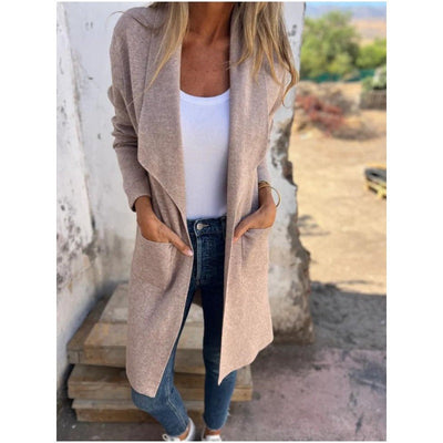 IMKE - LANGER CARDIGAN MIT OFFENEM SCHNITT