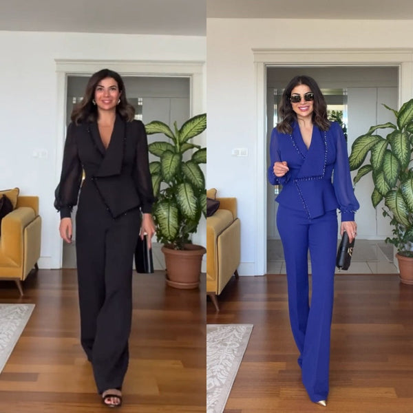 VERONIQUE - BLAZER UND HOSEN SET