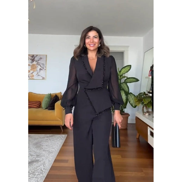 VERONIQUE - BLAZER UND HOSEN SET
