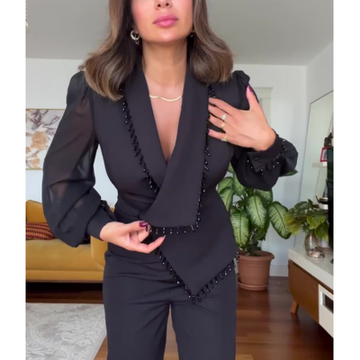 VERONIQUE - BLAZER UND HOSEN SET