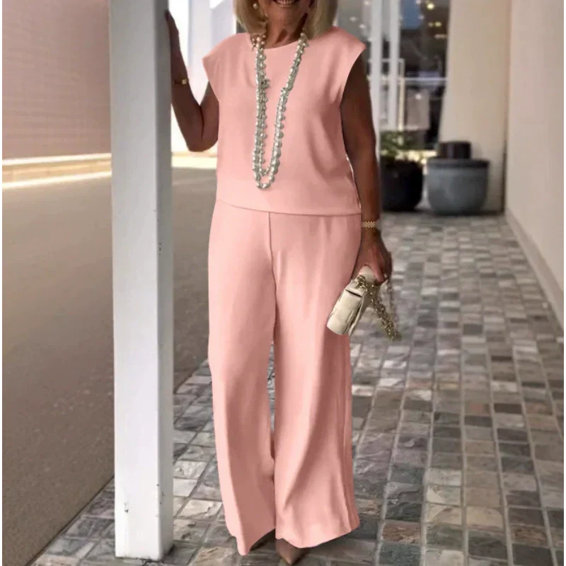 TUANA - BLUSE UND WEITE HOSEN SET