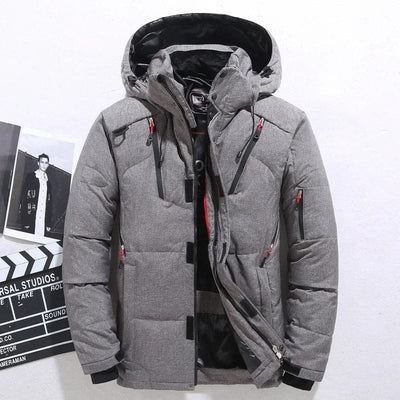 Daunenjacke mit Kapuze für Herren