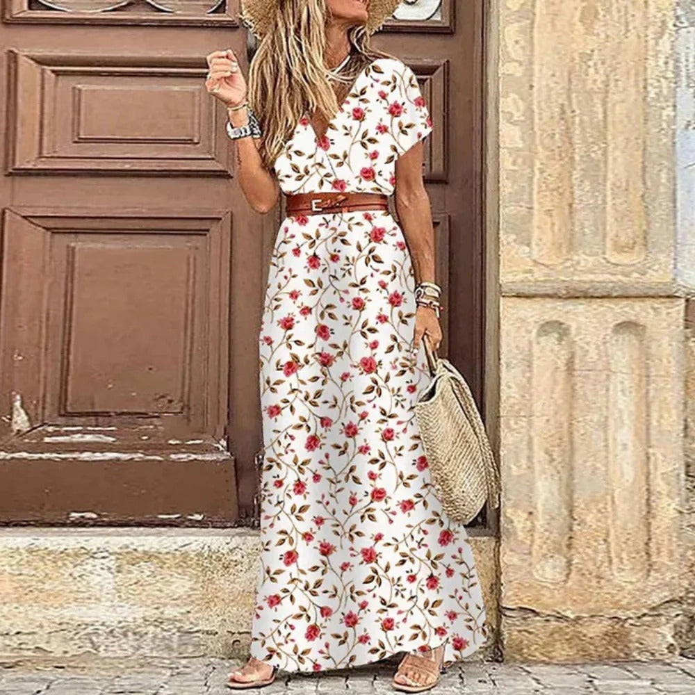 Karin™ | Elegantes Kleid im Ibiza-Stil - Inklusive Gürtel