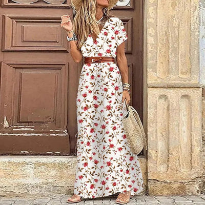 Karin™ | Elegantes Kleid im Ibiza-Stil - Inklusive Gürtel