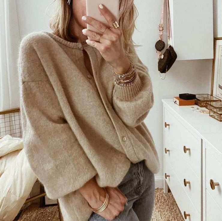 Weicher, gemütlicher und entspannter Cardigan für Damen
