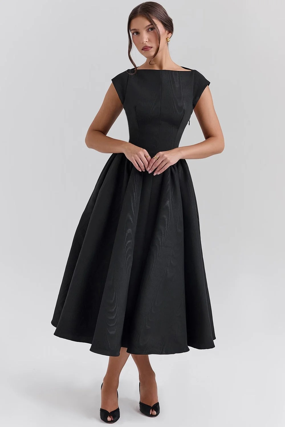 Vintage-Cocktailkleid für Damen | Midi