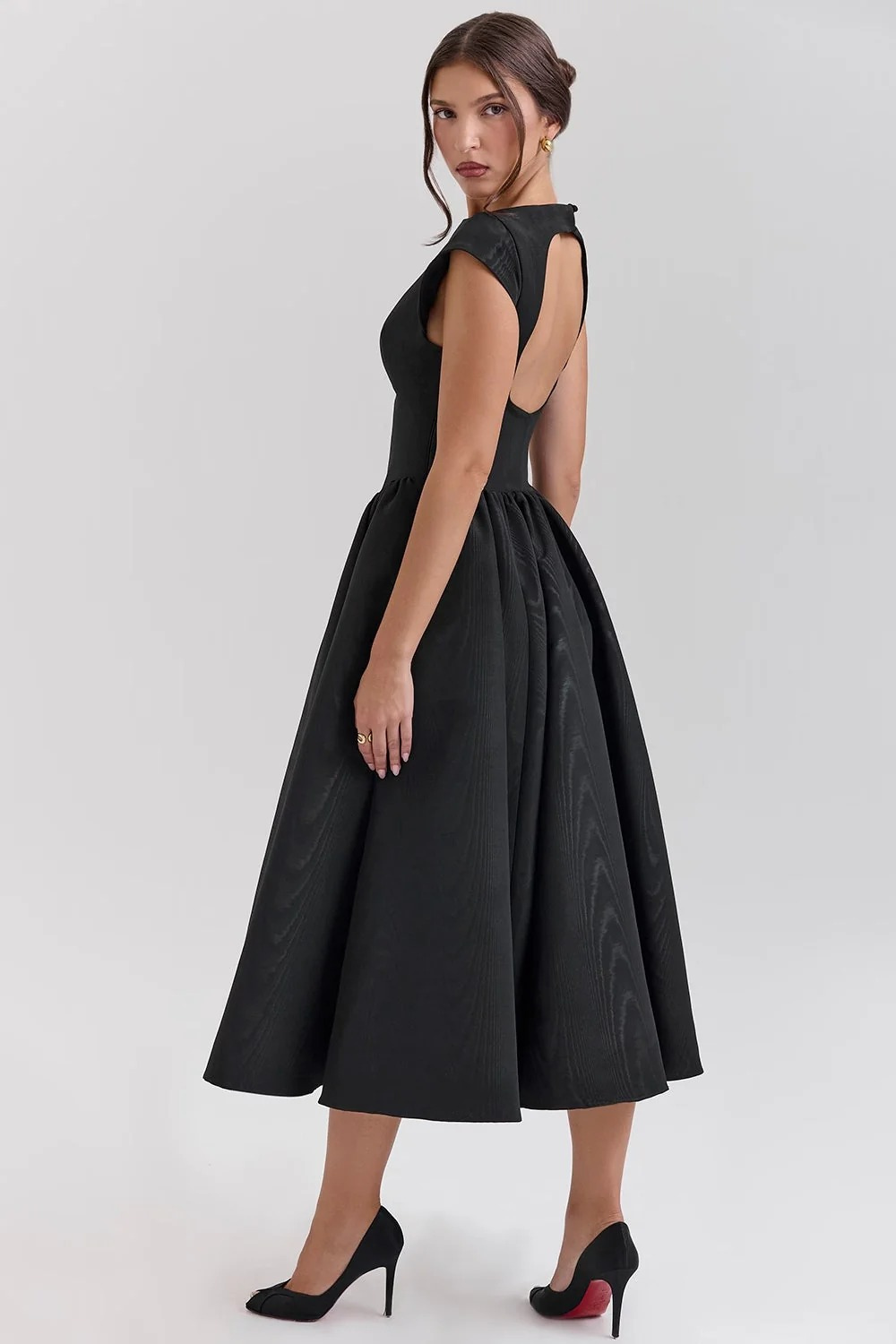 Vintage-Cocktailkleid für Damen | Midi