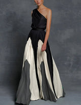 Monochrome Wellen-Eleganz
