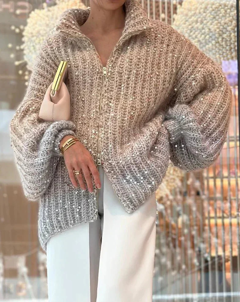 Elegantes, luxuriöses, glamouröses Abendensemble für Damen