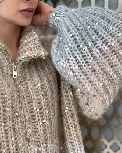 Elegantes, luxuriöses, glamouröses Abendensemble für Damen