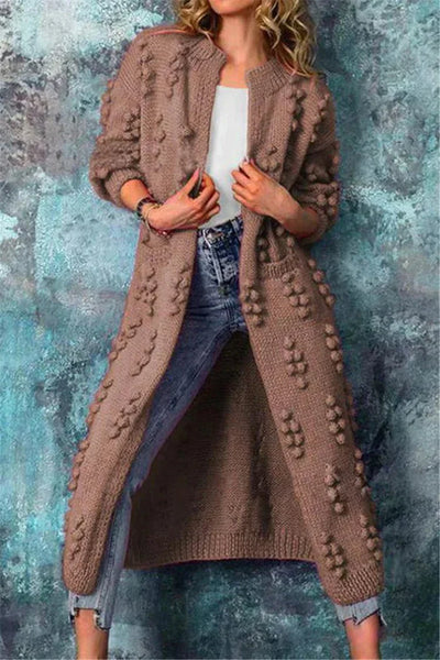 Ylva | Warme Strickweste, weiche Strickjacke