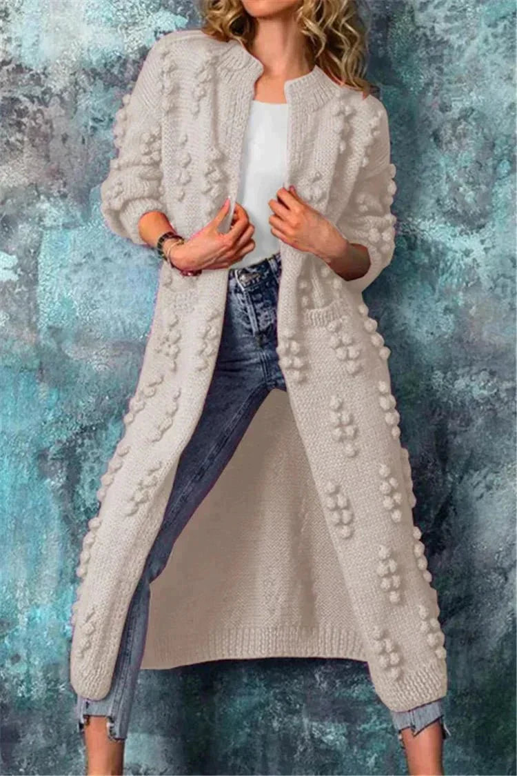 Ylva | Warme Strickweste, weiche Strickjacke