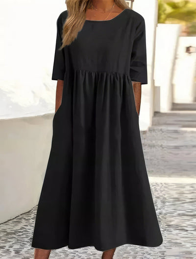 AMIRA - LOCKERES KLEID MIT TASCHEN