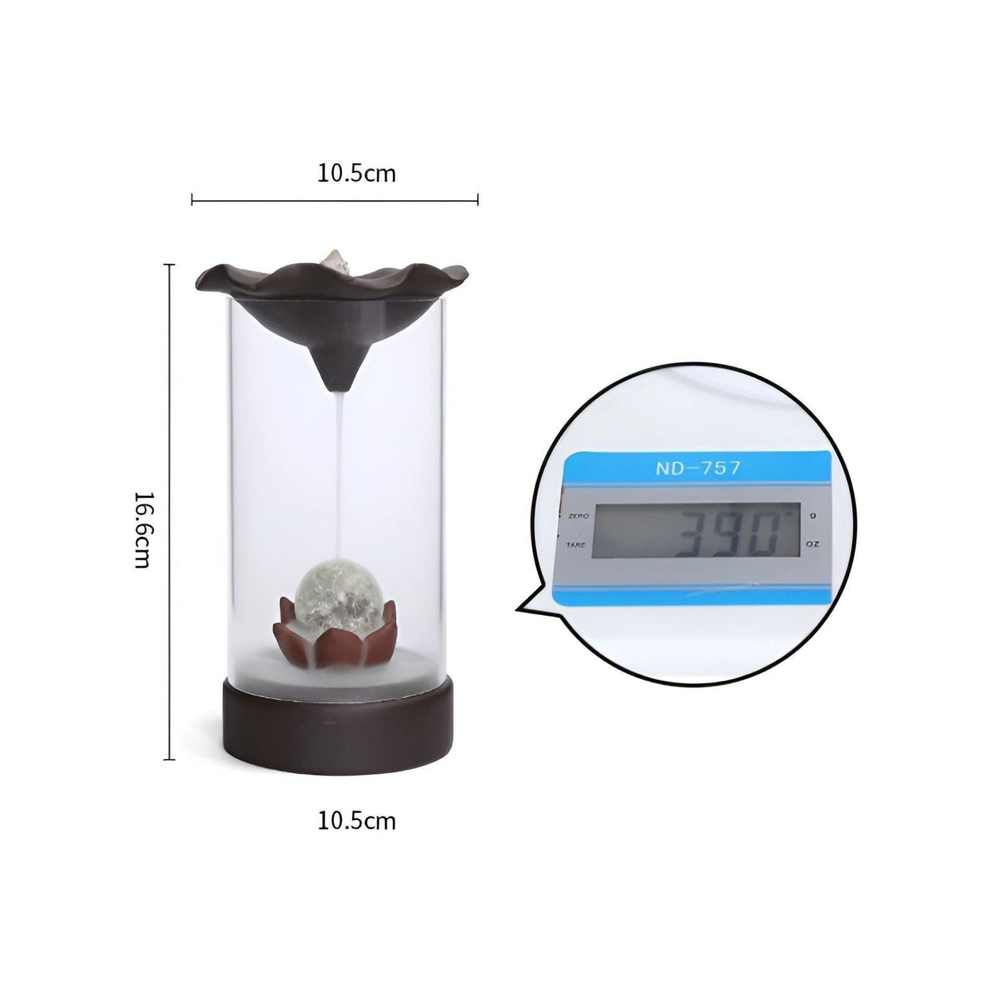 TranquilMist – Eleganter Räucherer mit Rücklauf für eine ruhige und entspannte Atmosphäre