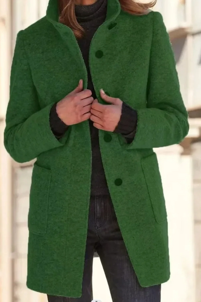 Zeitloser winddichter Wintermantel für Damen | Lang